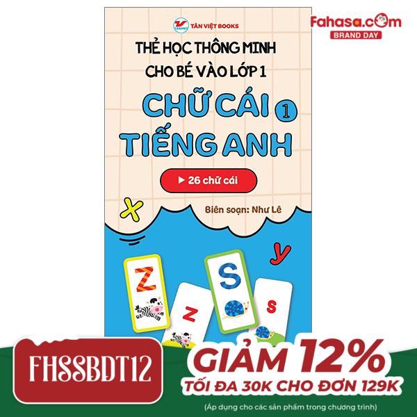 thẻ học thông minh cho bé vào lớp 1 - chữ cái tiếng anh 1