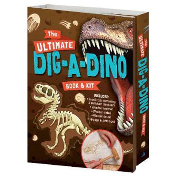 the ultimate dinosaur dig book and kit