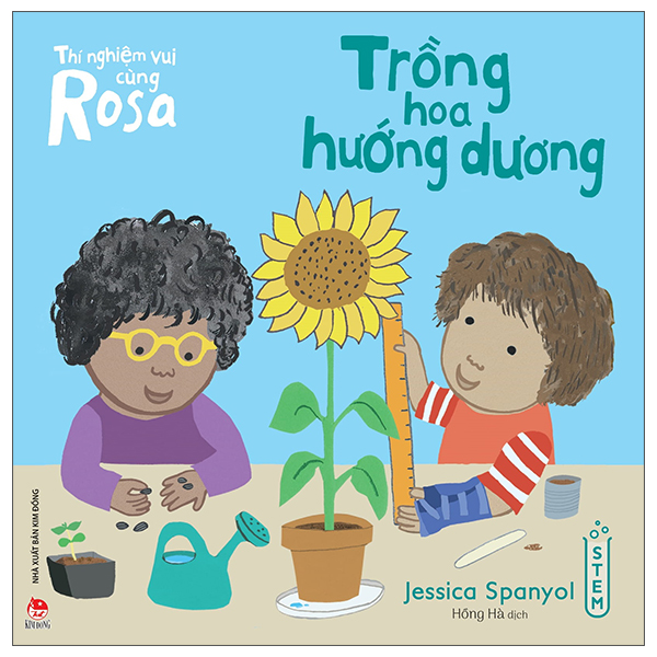 thí nghiệm vui cùng rosa - trồng hoa hướng dương