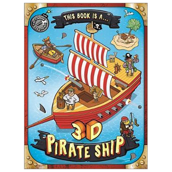 this book is a... 3d pirate ship