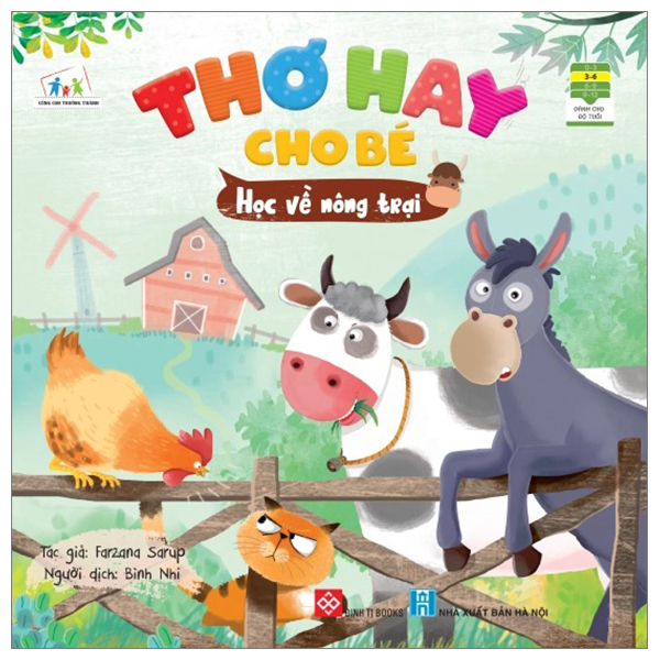 thơ hay cho bé - học về nông trại