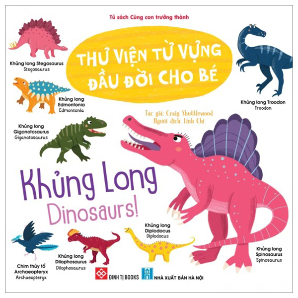 thư viện từ vựng đầu đời cho bé - khủng long - dinosaurs!