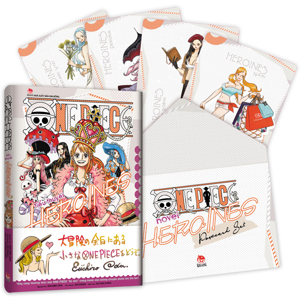 tiểu thuyết one piece - heroines - tặng kèm obi + set postcard