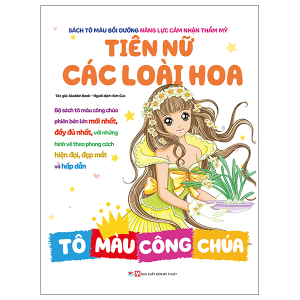 tô màu công chúa - tiên nữ các loài hoa