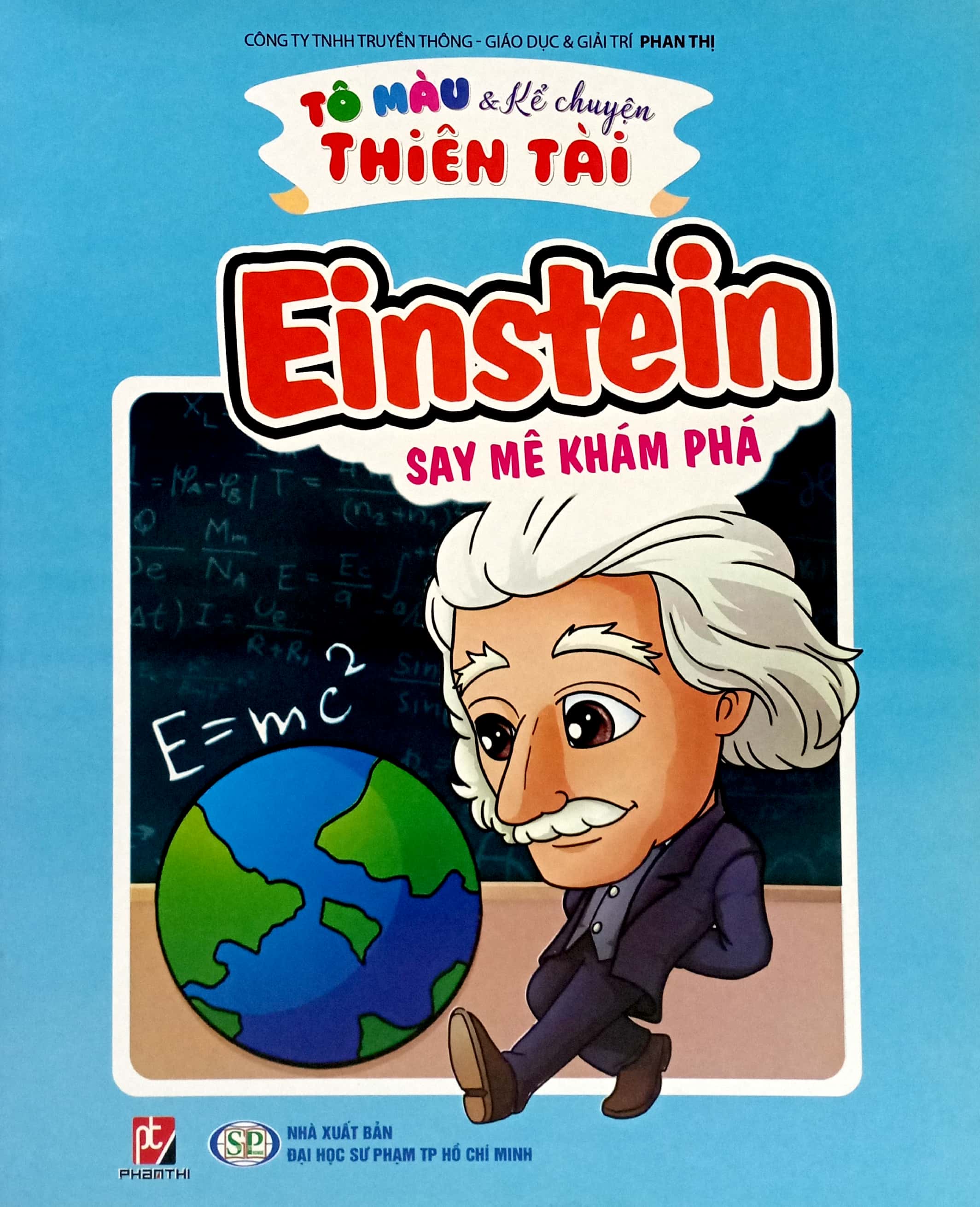 tô màu kể chuyện thiên tài - einstein say mê khám phá