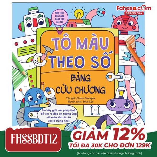 tô màu theo số - bảng cửu chương - phát triển khả năng sáng tạo cho trẻ