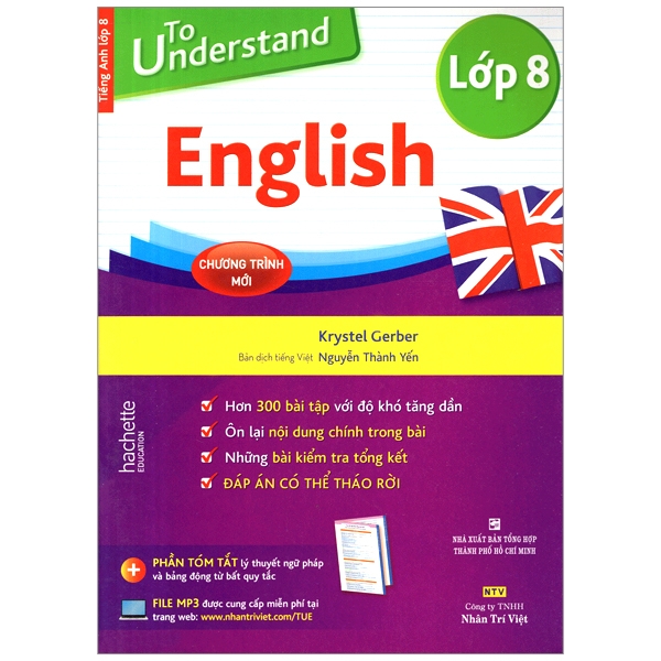 to understand english - lớp 8 (kèm cd)