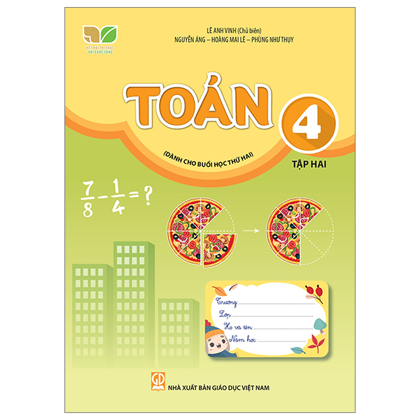 toán 4 - tập 2 (kết nối) (dành cho buổi học thứ hai)