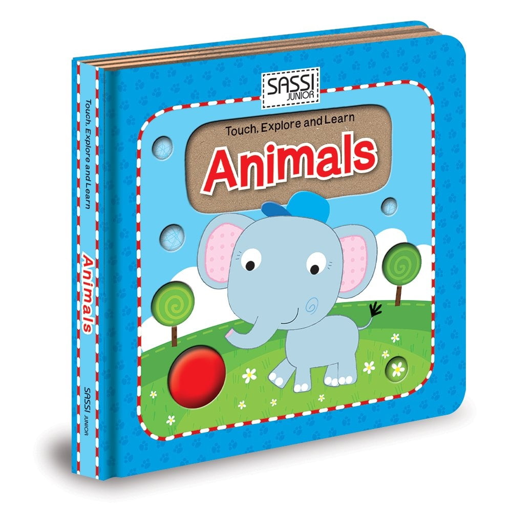 touch, explore and learn animals book