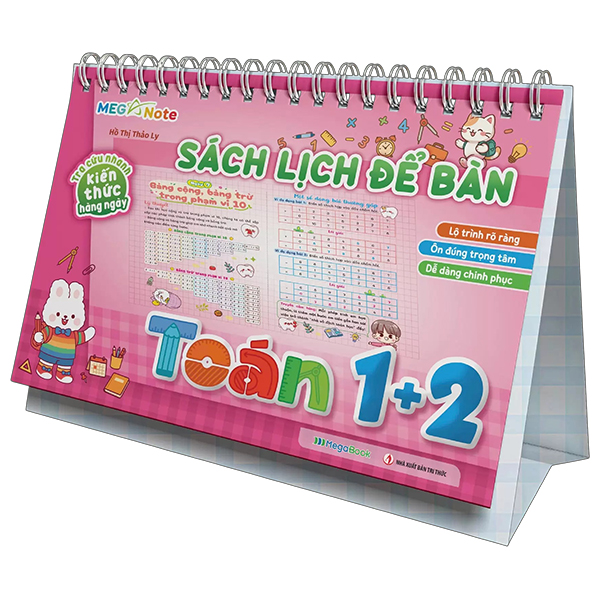 Tra Cứu Nhanh Kiến Thức Hàng Ngày - Sách Lịch Để Bàn Toán 1+2