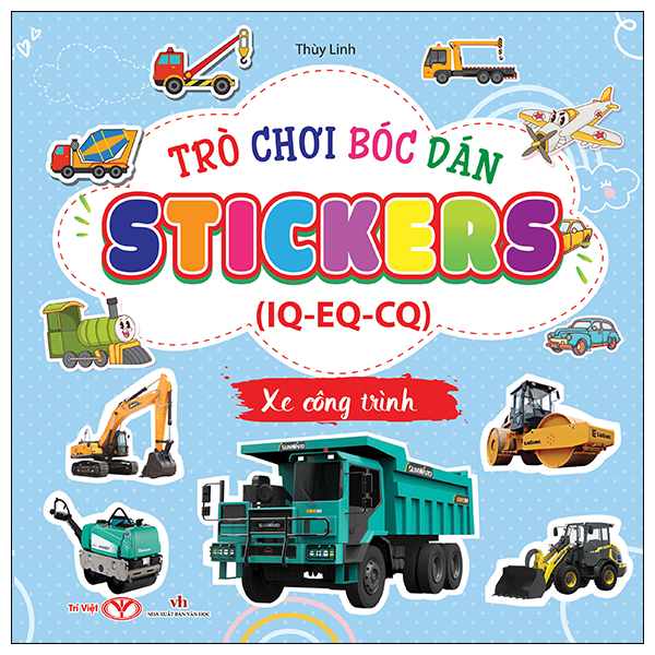 Tro Choi Boc Dan Sticker IQ-EQ-CQ - Xe Cong Trinh