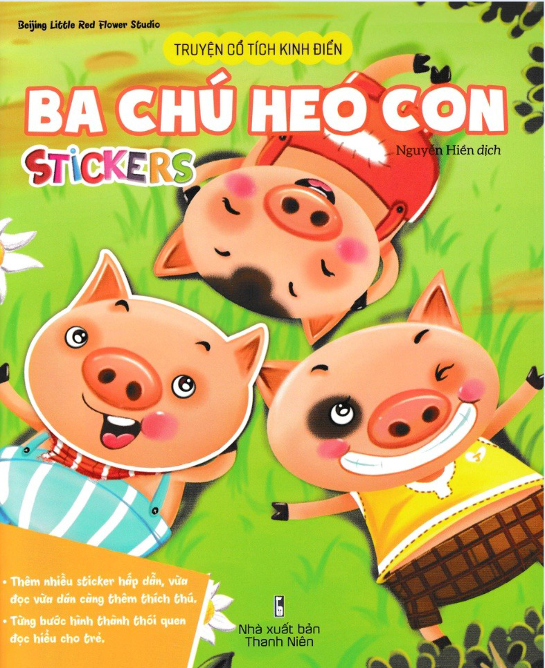 truyện cổ tích kinh điển - ba chú heo con (stickers)