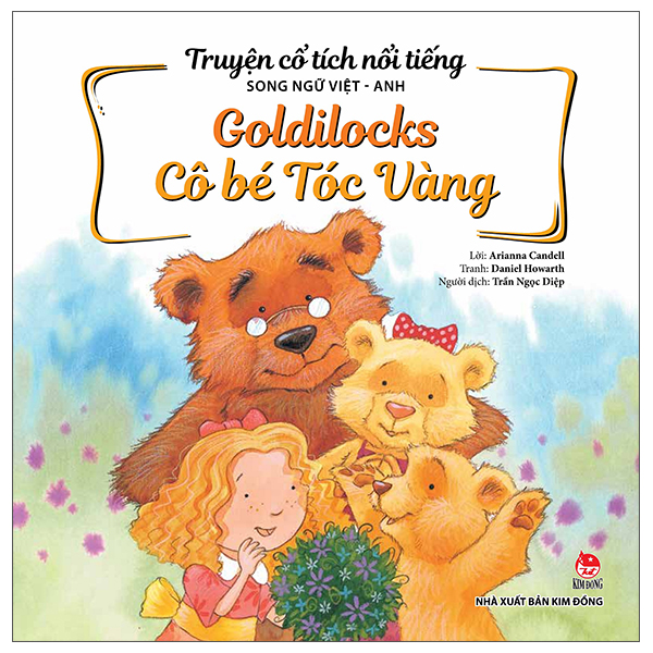 truyện cổ tích nổi tiếng (song ngữ việt anh) - goldilocks - cô bé tóc vàng (tái bản 2023)