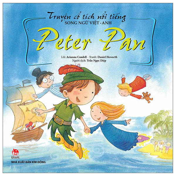 truyện cổ tích nổi tiếng (song ngữ việt anh) - peter pan (tái bản 2023)