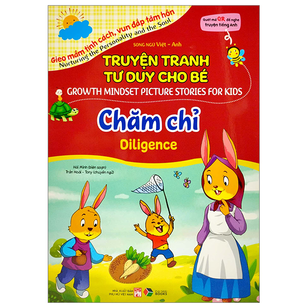 truyện tranh tư duy cho bé - song ngữ việt-anh - chăm chỉ