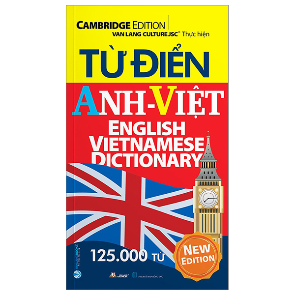 từ điển anh-việt 125.000 từ (tái bản 2024)