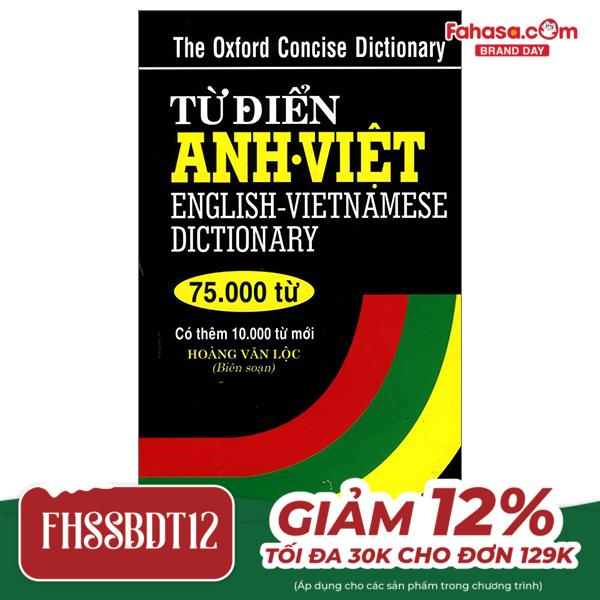 từ điển anh - việt 75.000 từ