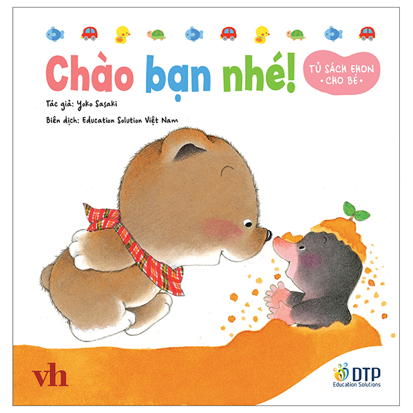 tủ sách ehon cho bé - chào bạn nhé! - bìa cứng