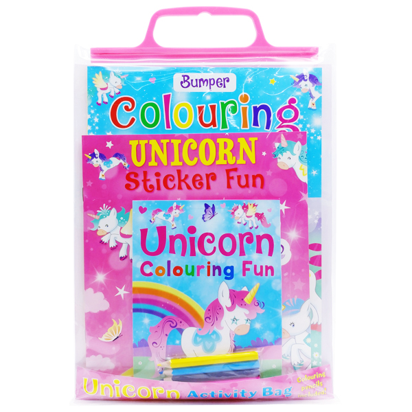 unicorn activity bumper bag