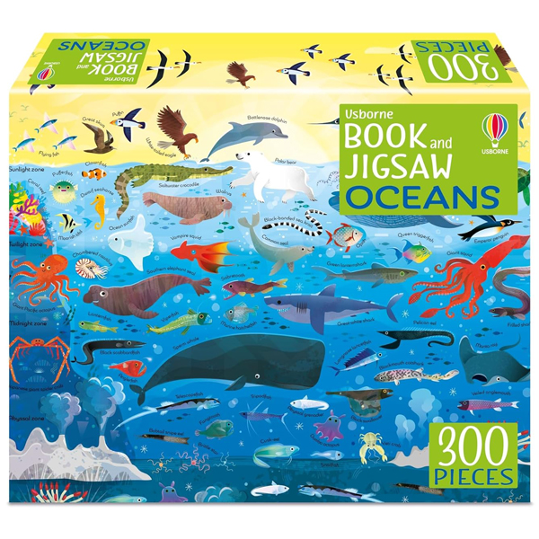 usborne book and jigsaw oceans