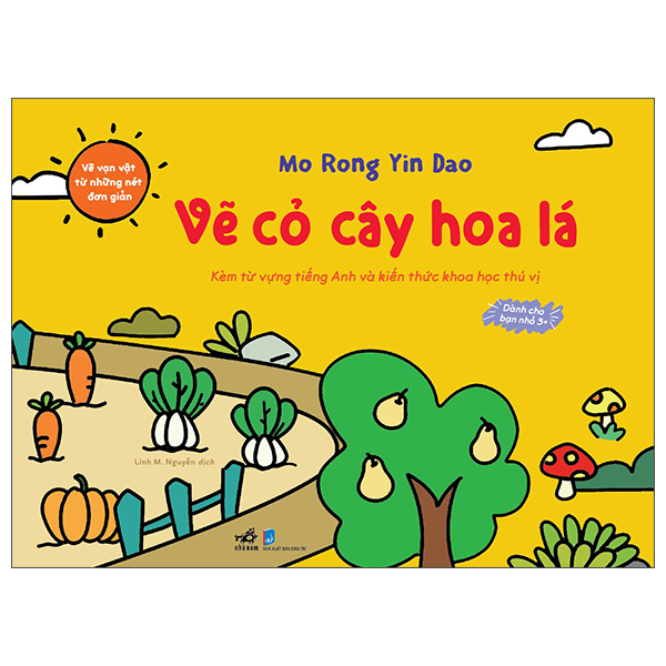 vẽ vạn vật từ những nét đơn giản - vẽ cỏ cây hoa lá