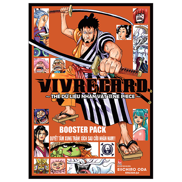 Vivre Card - Thẻ Dữ Liệu Nhân Vật One Piece Booster Pack - Quyết Tâm Xung Trận, Xích Sao Cửu Nhân Nam!!