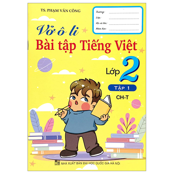 vở ô li bài tập tiếng việt lớp 2 - tập 1 (chân trời)