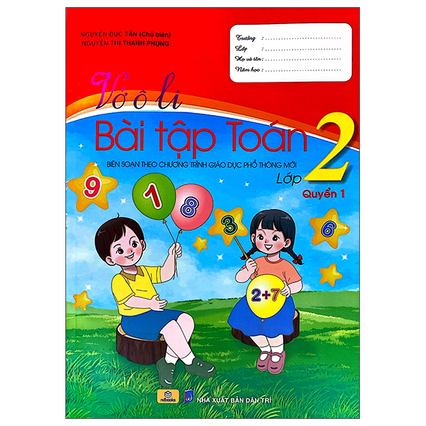 Vở Ô Li Bài Tập Toán Lớp 2 - Quyển 1