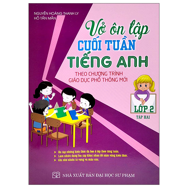 vở ôn tập cuối tuần tiếng anh lớp 2 - tập 2 (theo chương trình giáo dục phổ thông mới)