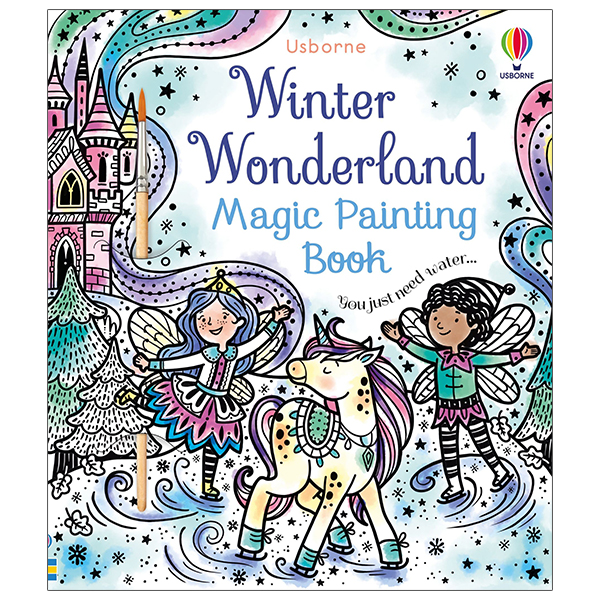 winter wonderland magic painting book