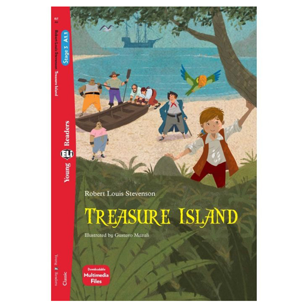 young eli readers - treasure island - stage 3 a1.1 - downloadable audio files