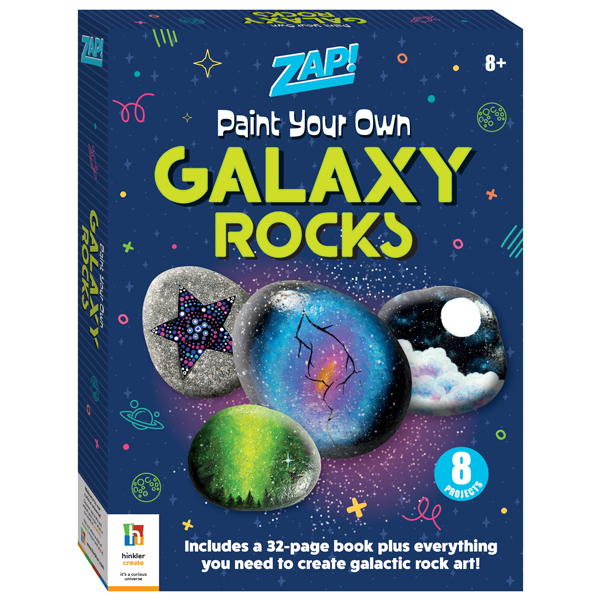 zap! paint your own galaxy rocks